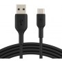 Belkin | USB-C cable | Male | 4 pin USB Type A | Male | Black | 24 pin USB-C | 2 m - 6